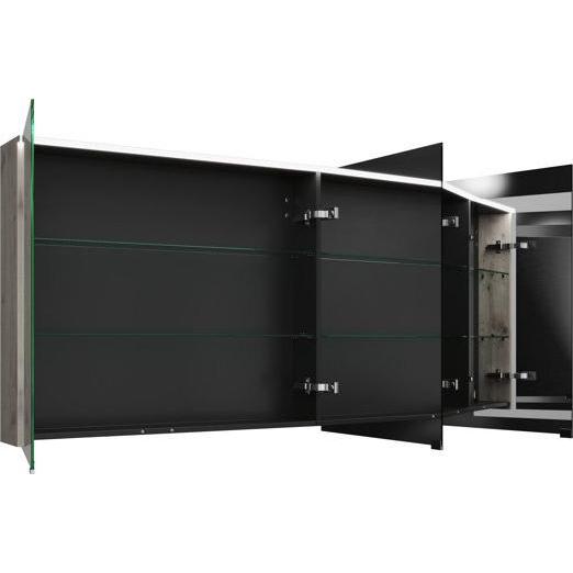 Thumbnail - burgbad, Spiegelschrank, Eqio Spiegelschrank mit horizontaler LED-Beleuchtung, 3 Türen, mittlerer Anschlag links, 14