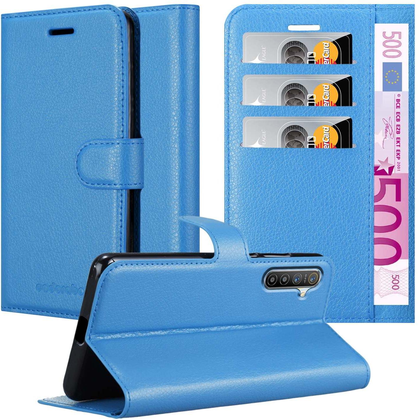 Cadorabo Book Stand Hülle für Realme X2 / XT / Oppo K5 (Oppo K5, LG X2), Smartphone Hülle, Blau