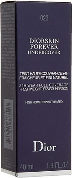 Actual product image Dior Diorskin Forever Undercover 24H (023 Peach)