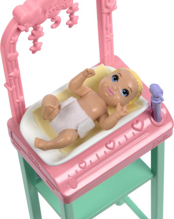Produktbild Mattel Barbie You Can Be Anything - Baby Doctor Dark Skin With Child για 3+ ετών JCR73