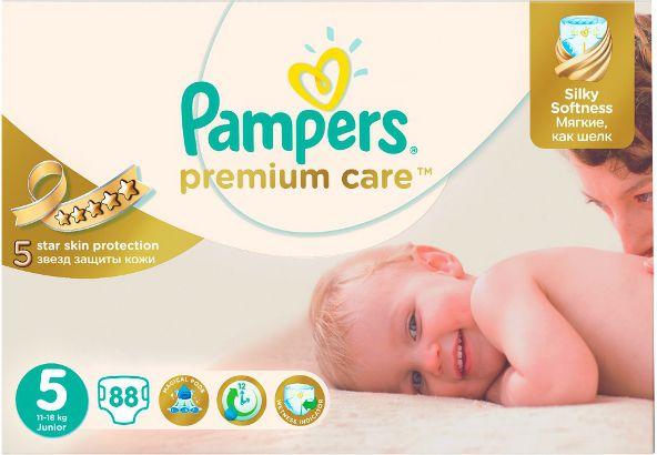 Actual product image Pampers Premium Care (Size 5, Half month box, 88 pcs.)