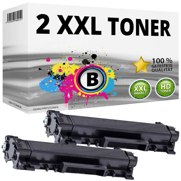Produktbild Druckfuxx 2x Toner kompatibel Brother TN2410 DCP-L2510D L2530DW L2550DN HL-L2370DN L2350DW
