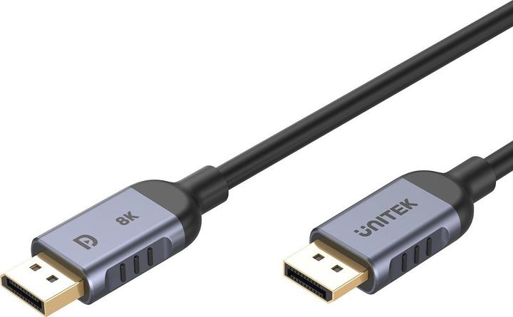 Produktbild Unitek C1628GY01-2M DisplayPort-Kabel Schwarz Grau (2 m)