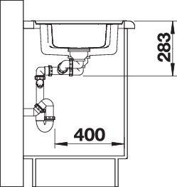 Produktbild Blanco Classic Pro 6 S-IF (Aufsatzspülbecken, 100 cm, 51 cm)