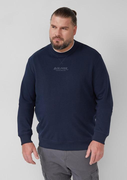 Produktbild s.Oliver Sweatshirt Wärmendes Sweatshirt mit Logo-Artwork (3XL)