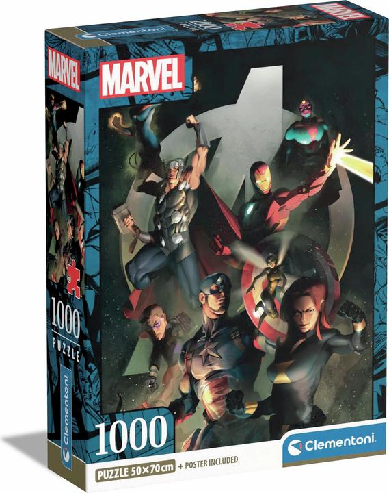 Actual product image Clementoni MARVEL - Les Avengers - Puzzle 1000P (1000 pieces)