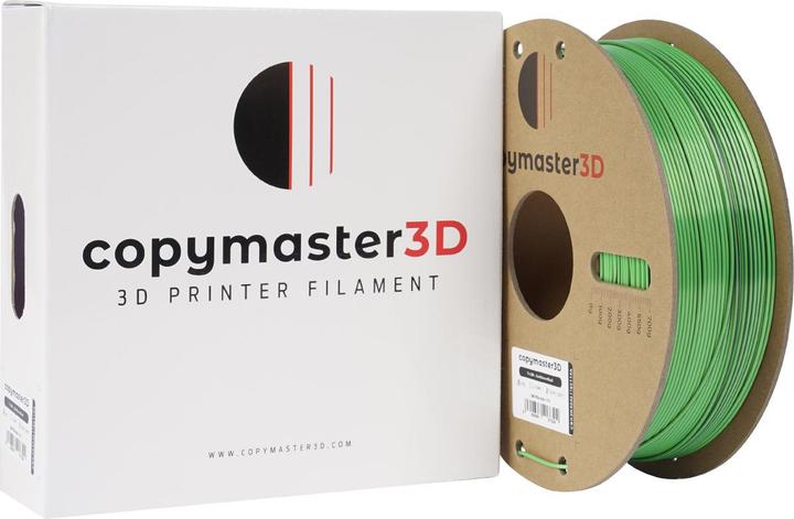 Actual product image Copymaster3D Tri-Silk 3D printer filament, 1.75 mm, gold/green/black (1.75 mm, 1000 g)
