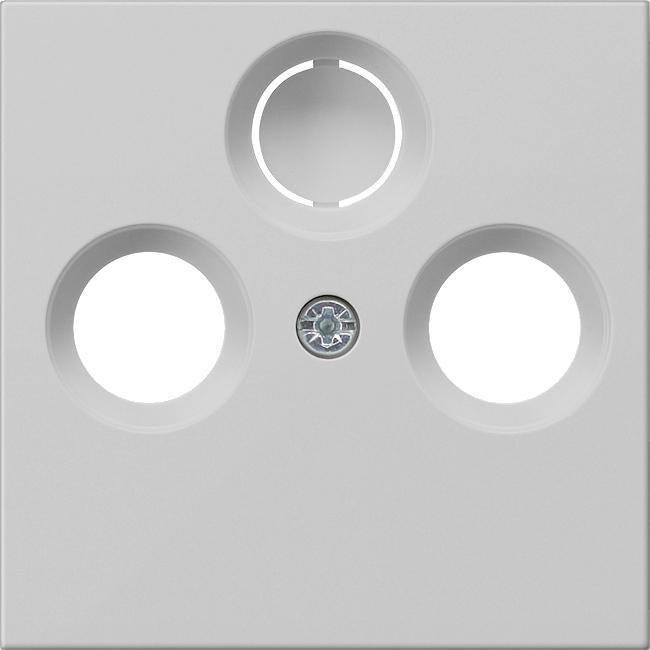 Gira Abd. Koaxial-Antennensteckd. System 55 0869015 (Antennendose), SAT Zubehör, Grau