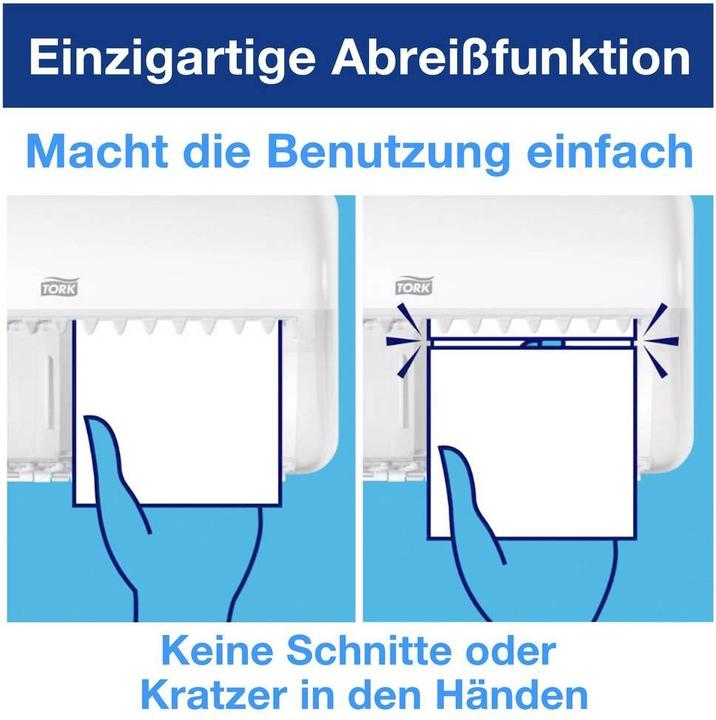 Actual product image Tork Toilet Roll Dispenser White T4