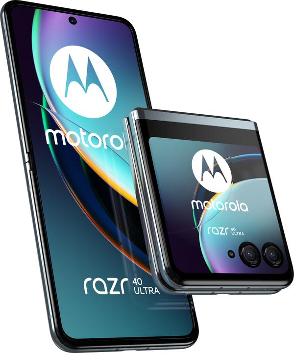 Actual product image Motorola Razr 40 Ultra (256 GB, Glacier Blue, 6.90", SIM + eSIM, 5G)