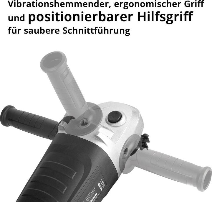 Actual product image Stahlwerk WS-2600 ST angle grinder with 2,600 W and 2,800 - 6,500 rpm (230 mm)