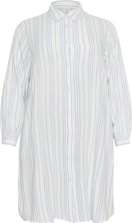 Chalk, soft chambray stripe