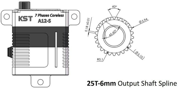 Image du produit KST Servo de surface A12-S 13.7 kg Digital HV