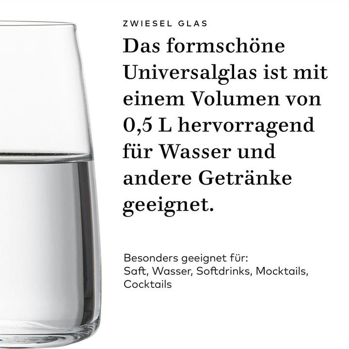 Productafbeelding Zwiesel Vivid Senses drinkglas (0.50 l, 4 x)