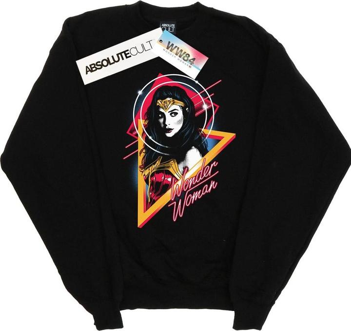 Actual product image Womens/Ladies Wonder Woman 84 Diana 80s Triangle Sweatshirt (M)