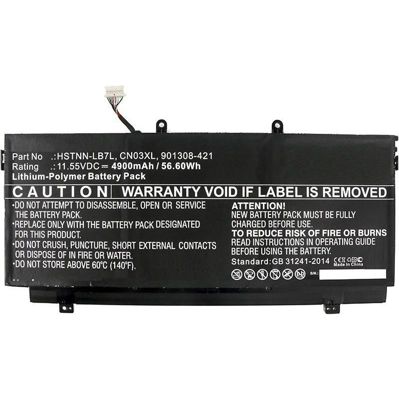 CoreParts MBXHP-BA0111 (1 Zellen, 4200 mAh), Notebook Akku, Schwarz