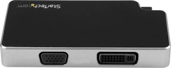 Actual product image StarTech Graphic Adapter USB-C to VGA, DVI, HDMI (DVI, VGA, HDMI, 11 cm)