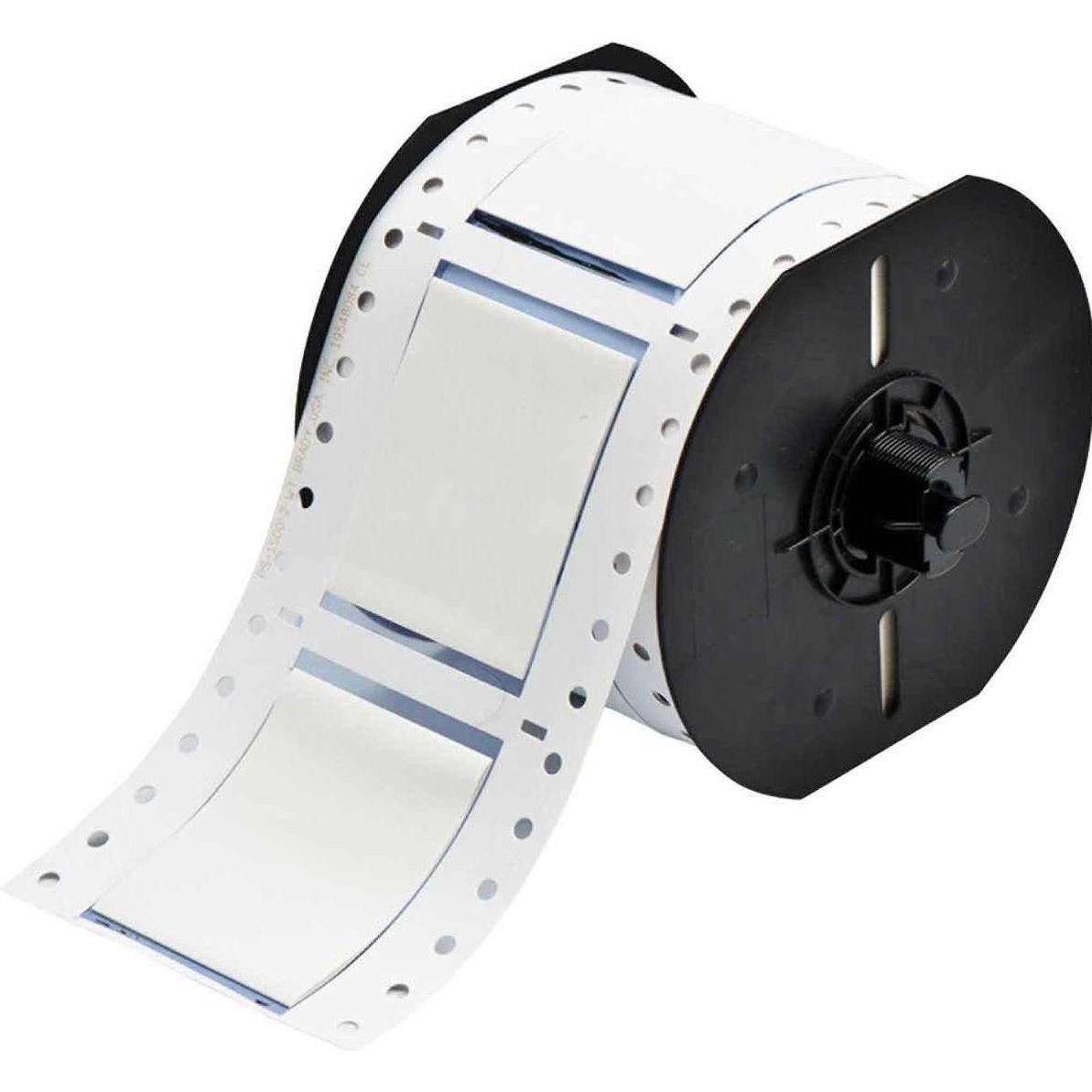 Brady, Etiketten, B33-1500-2-7642, Heatex PermaSleeve, Polyolefin, Weiss, matt, 50.80 x 61.80 mm, für Durchmess