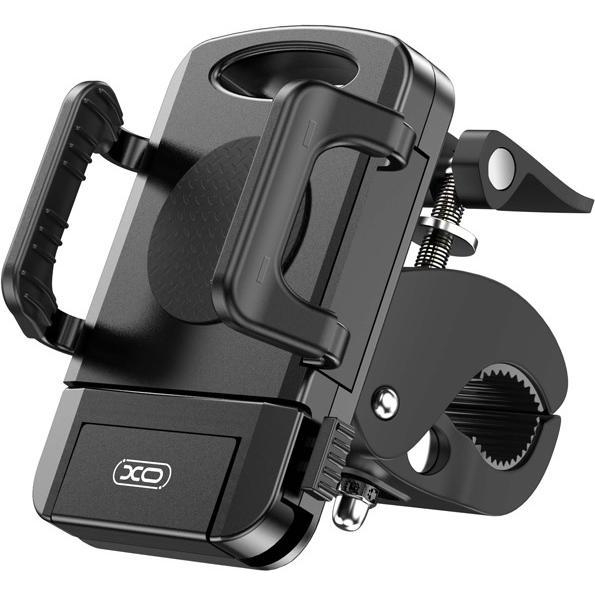 xO Fahrrad-/Motorradhalter C109 schwarz, Smartphone Halterung, Schwarz