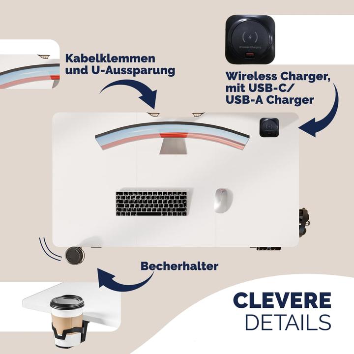 Image du produit Casaria Bureau électrique