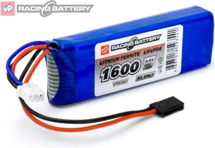 Produktbild NoName Mottagarbattery Li-Fe 6.6V 1600mAh Rak (6.60 V, 1600 mAh)