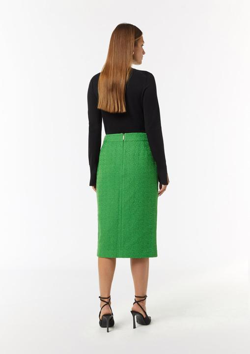 Image du produit Comma Rock Midi-Rock aus Bouclé mit Eingrifftaschen (34)