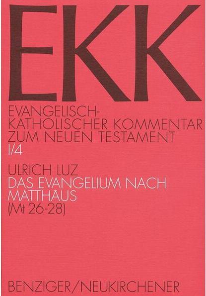 Produktbild EKK. Das Evangelium nach Matthäus (Deutsch, Ulrich Luz, 2002)