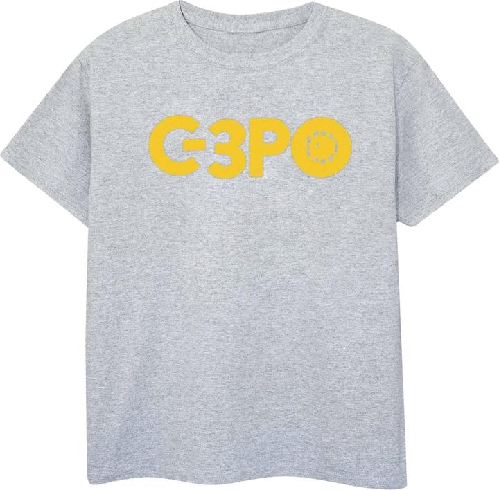 Immagine prodotto Star Wars The Rise Of Skywalker C-3PO Text Logo Maglietta Uomo (S)