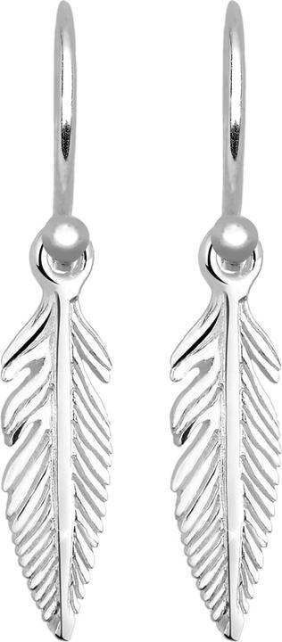 Image du produit Elli Boucles d'oreilles Plume Filigrane Boho Festival 925 argent (Bande élastique, Pas de pierre précieuse, Argent sterling 925)