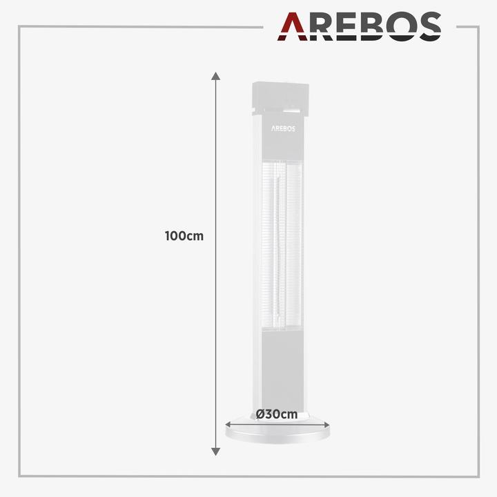 Produktbild Arebos Heizstrahler (2000 W)