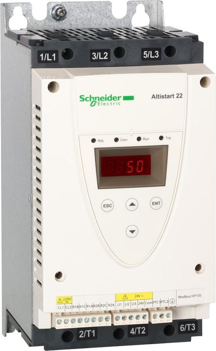 Image du produit Schneider Electric Démarreur progressif AT22 17A 400V triphasé IP20