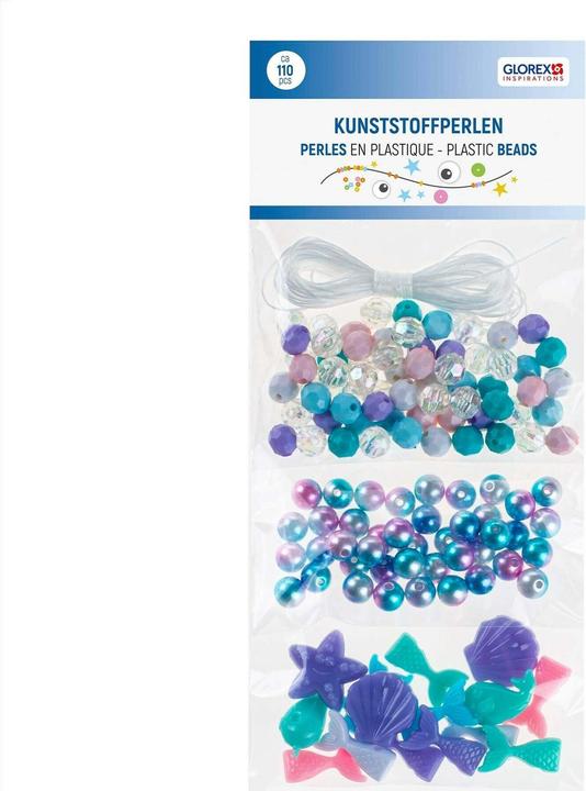Produktbild Glorex Kunststoffperlen Nixe, 110St.