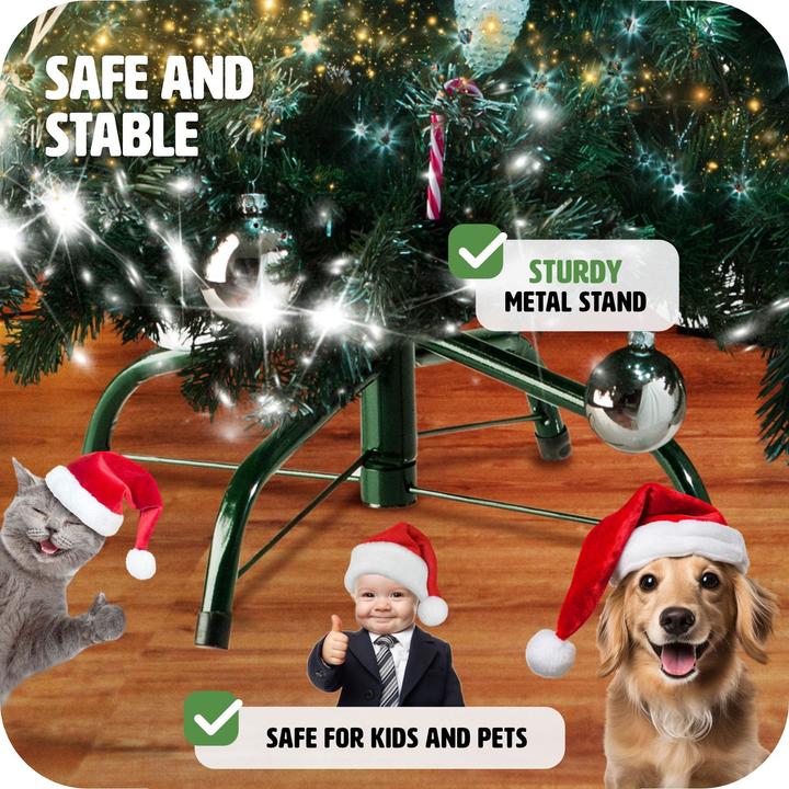 Produktbild tectake Künstlicher Weihnachtsbaum (180 cm)