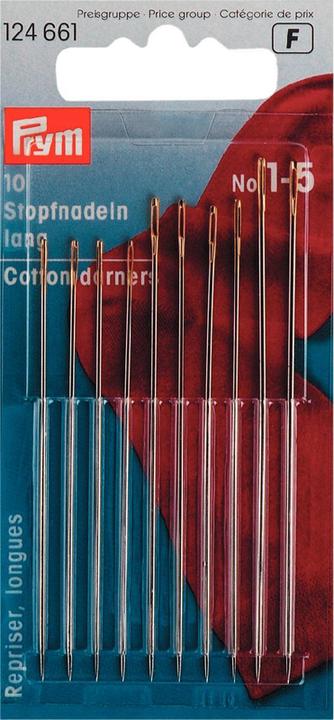 Actual product image Prym .F. Darning Needles Gold Coloured