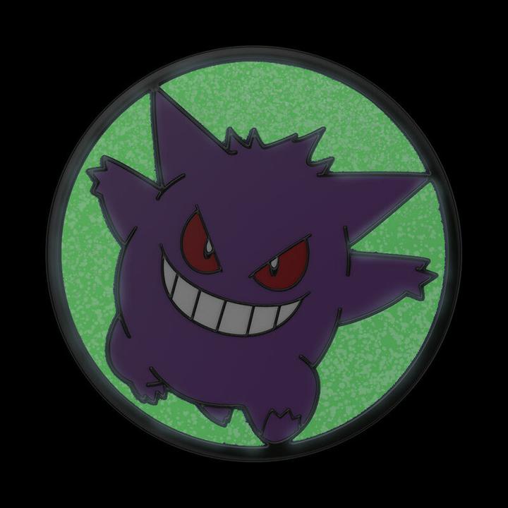Image du produit PopSockets PopGrip Premium Enamel Glow In the Dark Gengar (émail brillant)