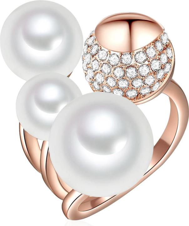 Image du produit Lulu & Jane Femmes laiton verre perle de coquille or rose - 29485 (52)