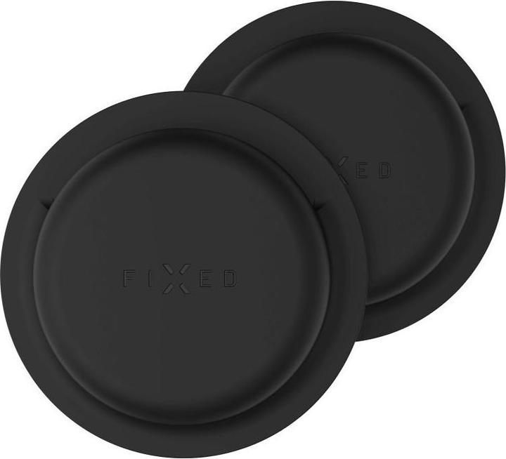 Actual product image Fixed Silicone sticker case for Apple AirTag - Black