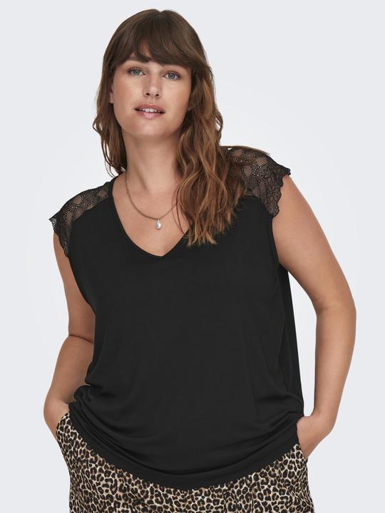 Produktbild Only Slim Fit V-Ausschnitt Curve Top Top (L)