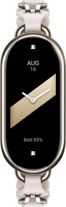 Immagine prodotto Xiaomi Smart Band 8 Cinturino A Catena Bianco (Acciaio inossidabile, Pelle di vitello)
