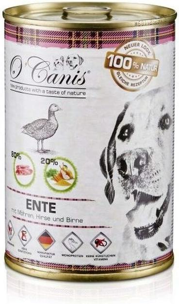 Actual product image O'Canis Canned dog food - Wet food - Duck millet and carrots - 400 g (Senior, 1 pcs., 400 g)