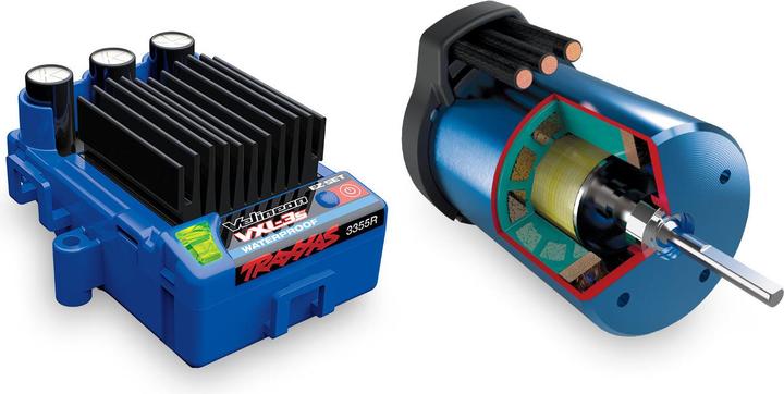 Produktbild Traxxas MINI-XRT Brushless VXL-3S 4WD Grün, inkl. 2S Akku/Lader (RTR Ready-to-Run)