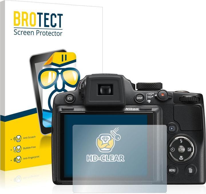 BROTECT Screen Protector Clear (Screen protector, Coolpix p500)