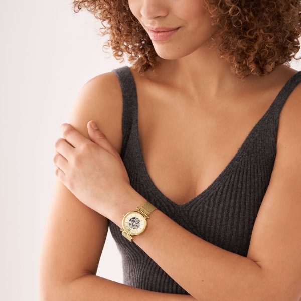 Actual product image Fossil Carlie Mechanical (Analogue wristwatch, 35 mm)