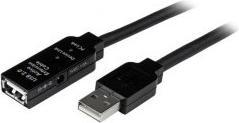 Produktbild StarTech 15m USB 2.0 Repeater Kabel - Aktives USB Verlängerungskabel mit Signalverstärker - 1 x USB Stecke... (15 m, USB 2.0, 5 W)