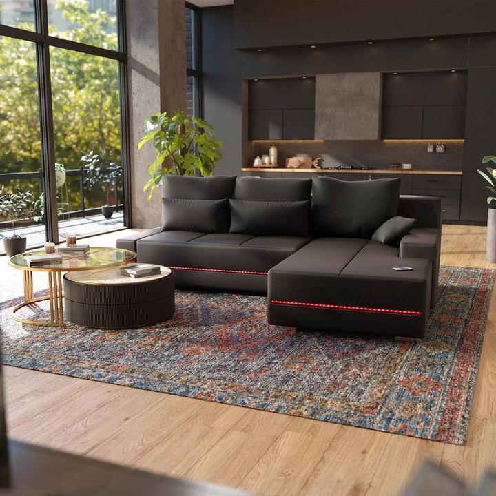 Actual product image Juskys Davos (Sofa landscape)