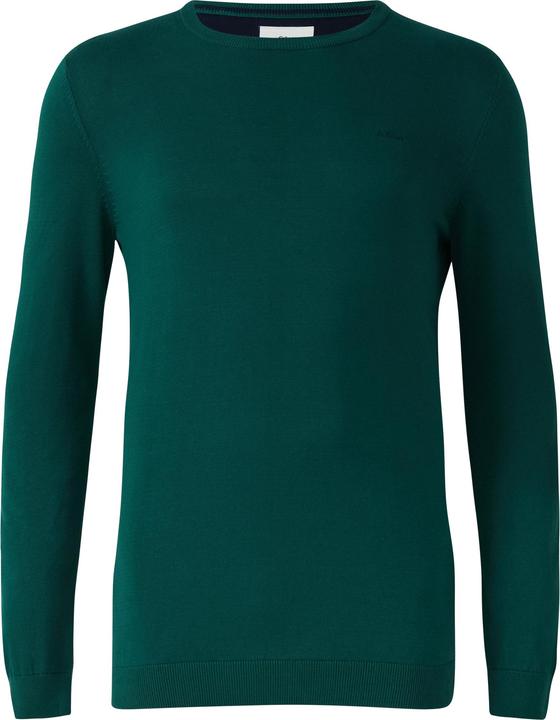 Actual product image s.Oliver Strickpullover Baumwollpullover mit Logo-Stickerei (XXL)