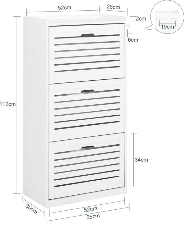 Image du produit SoBuy Stanley (55 x 112 x 30 cm)