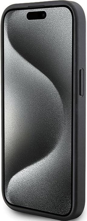 Actual product image Karl Lagerfeld KLHCP15SPQKPMK iPhone 15 6.1" czarny/black hardcase Quilted K Pattern (Apple iPhone 15)
