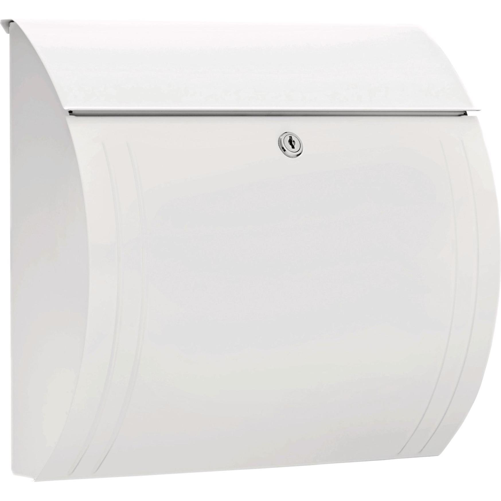 Burg Wächter MODENA 857 W Briefkasten Stahlblech Weiss (MODENA 857 W) (MODENA 857 W)