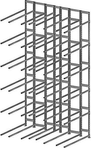 Actual product image kaiserkraft Tyre rack, galvanised